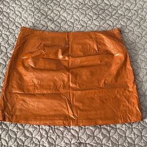 Cotton On Vibrant Orange Mini Skirt